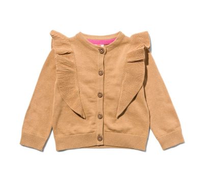 baby vest gebreid met ruffles